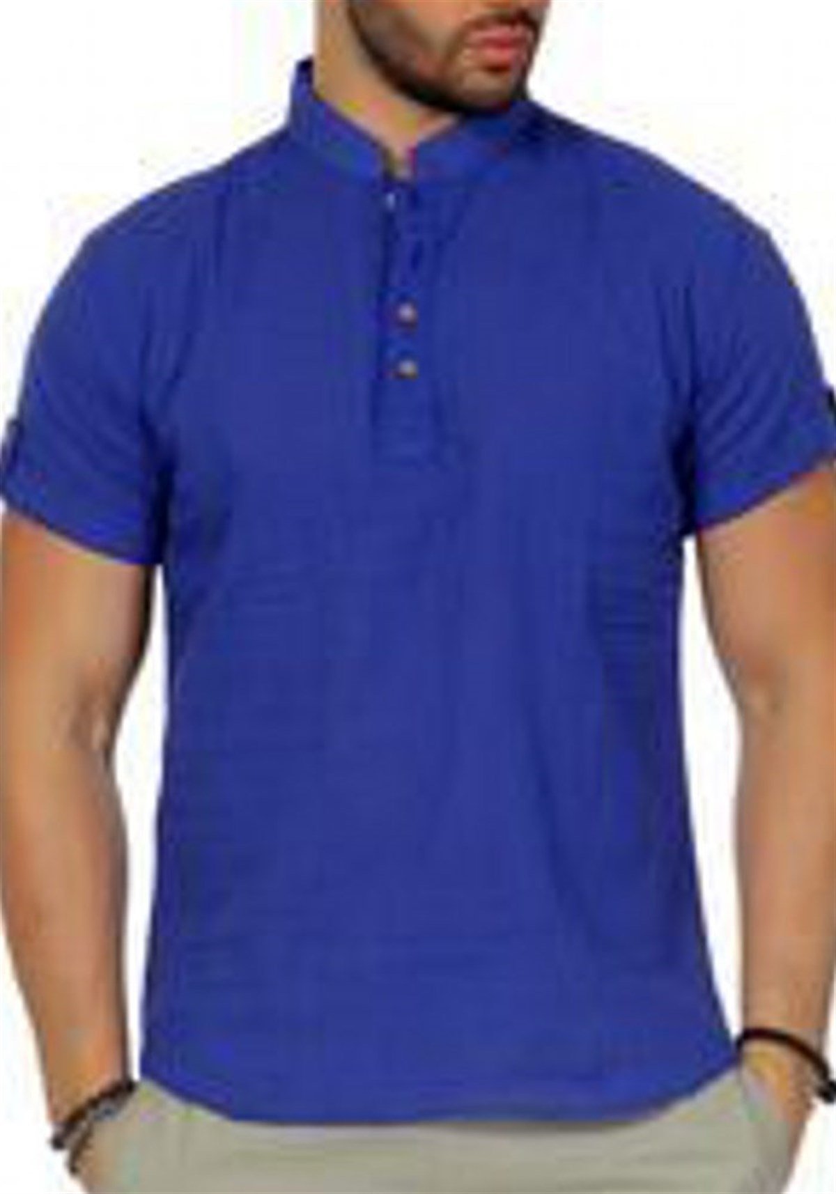 Şilebezi Hakimyaka Tshirt Boncuk Mavi