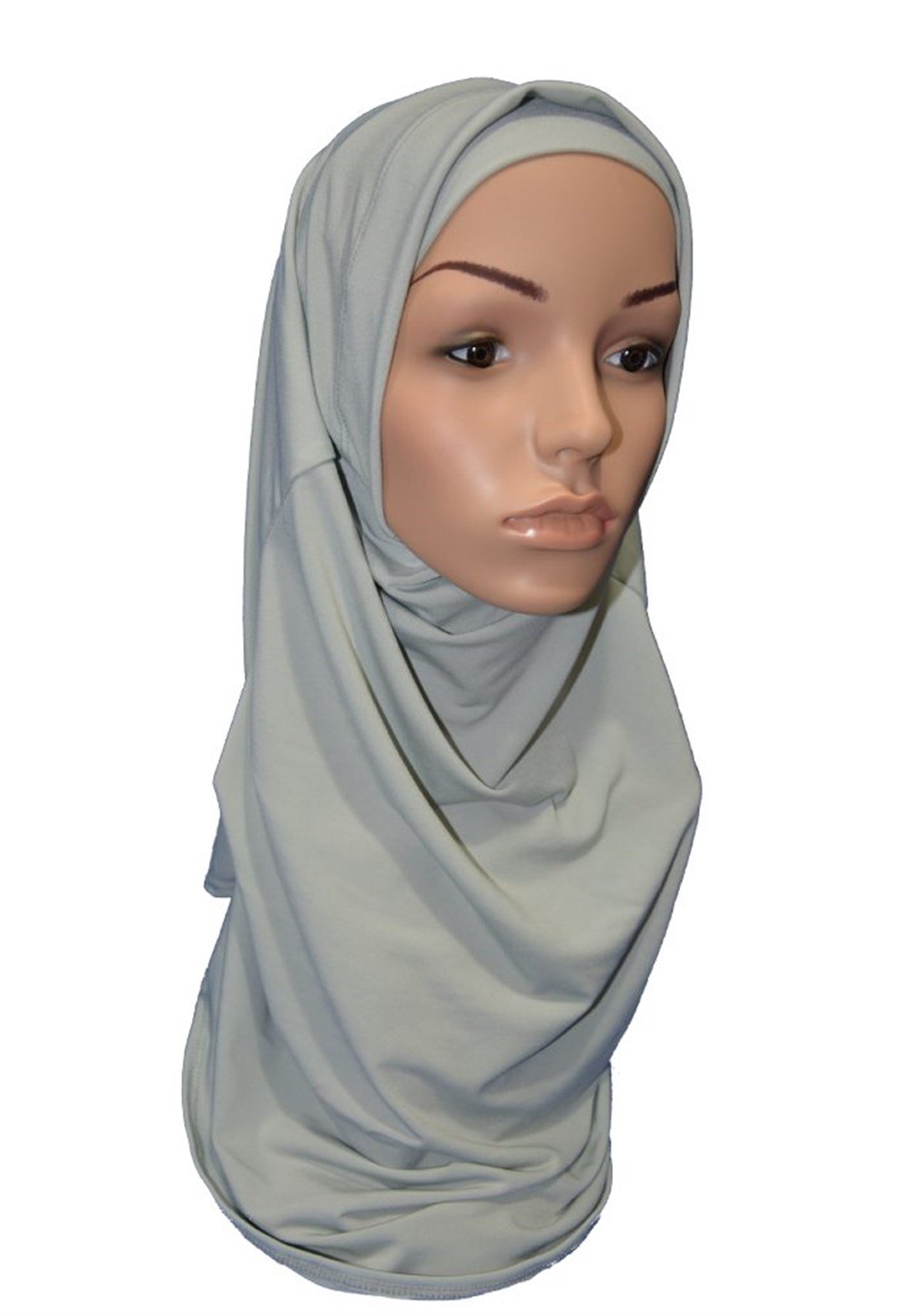 Silver Gümüş Gri Pratik Eşarp