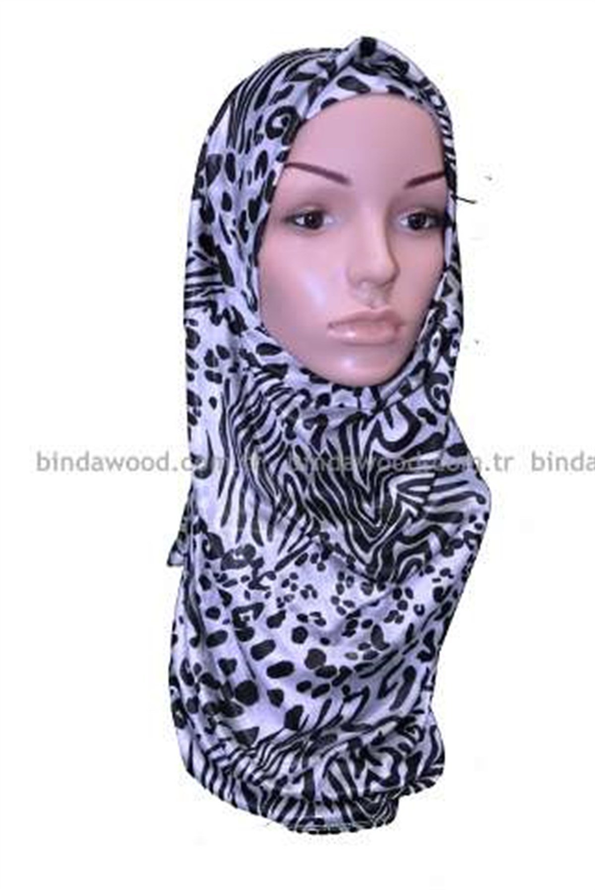 Silver Leopar Pratik Eşarp