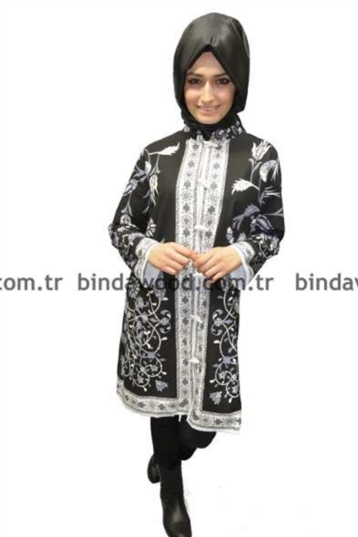 Siyah Bindallı Tunik