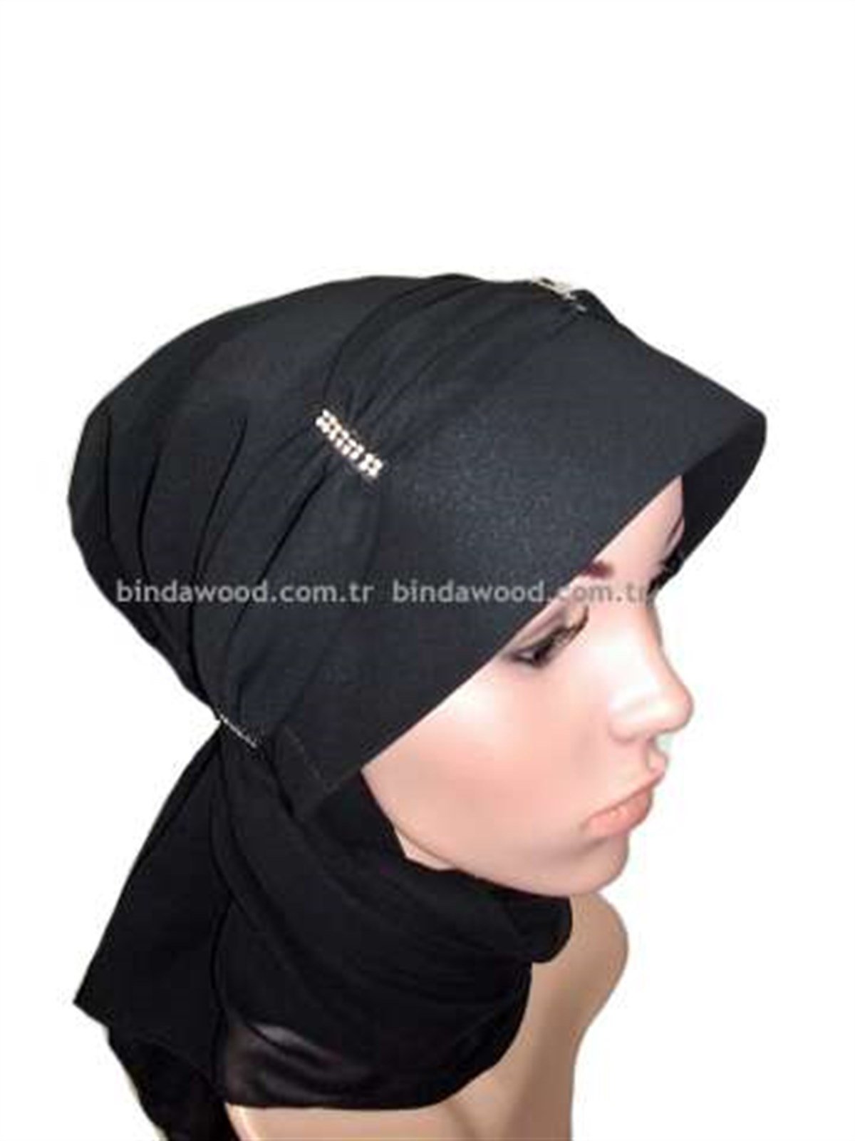 Taş Süslemeli Hazır Eşarp