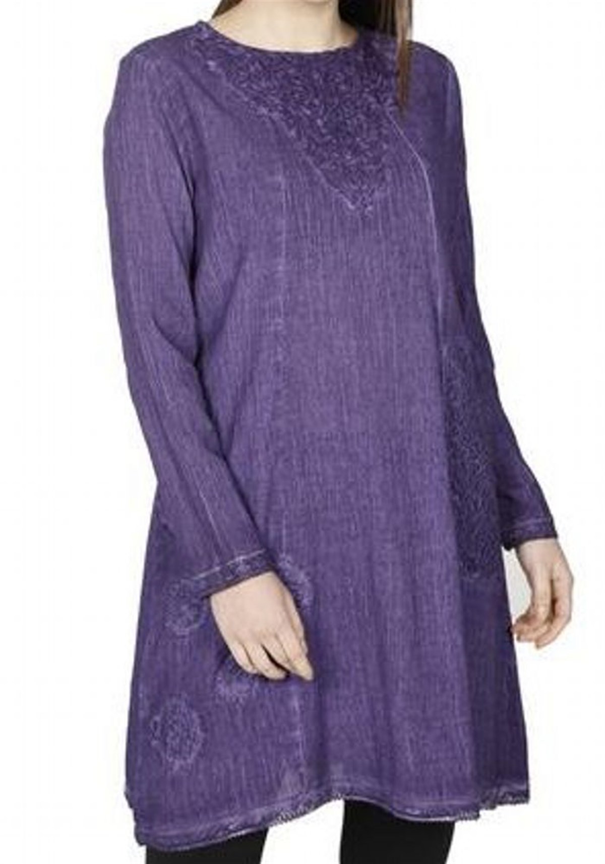 Tunik Pamuklu Mor