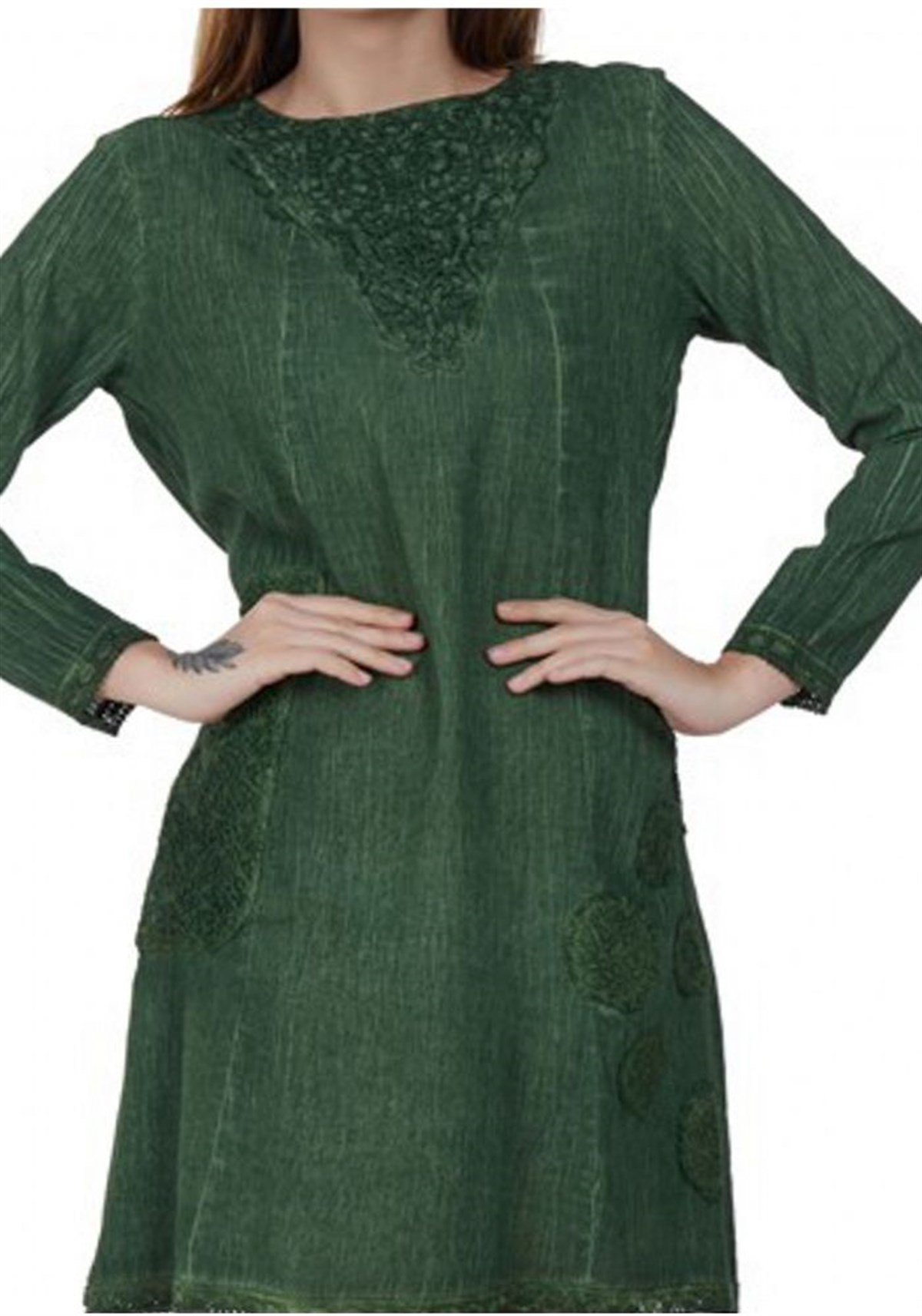 Tunik Pamuklu Yeşil