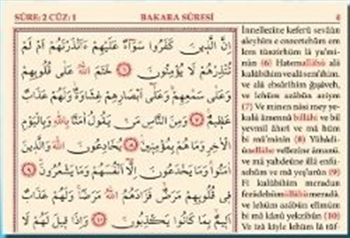 Türkçe Okunuşlu Kuranı Kerim Cami Boy Kod 133