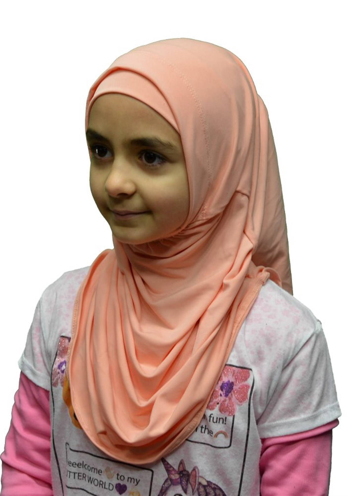 Turuncu Çocuk Pratik Eşarp