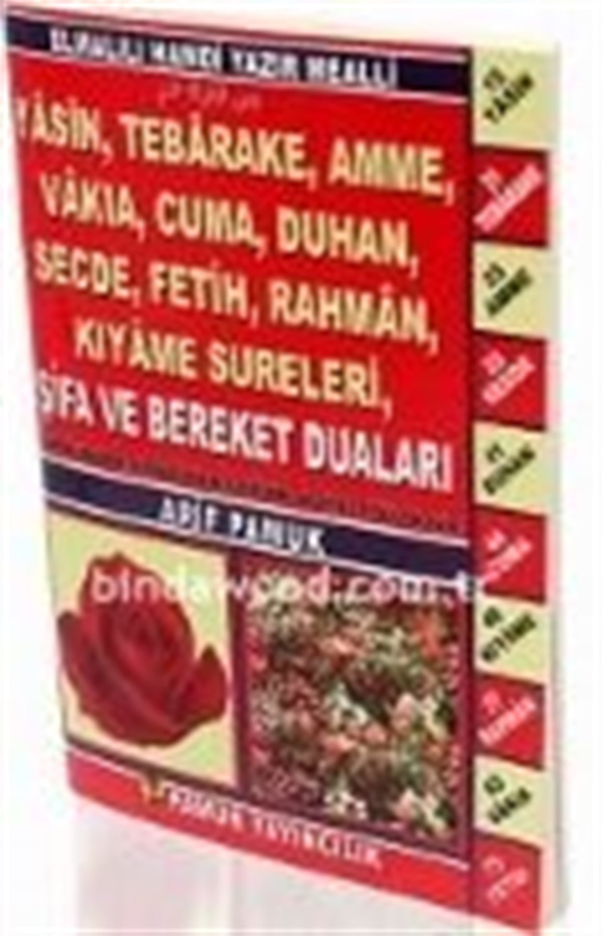 Yasin Şifa ve Bereket Duaları Dergi Boy Elmalılı Hamdi Mealli Yasin 106