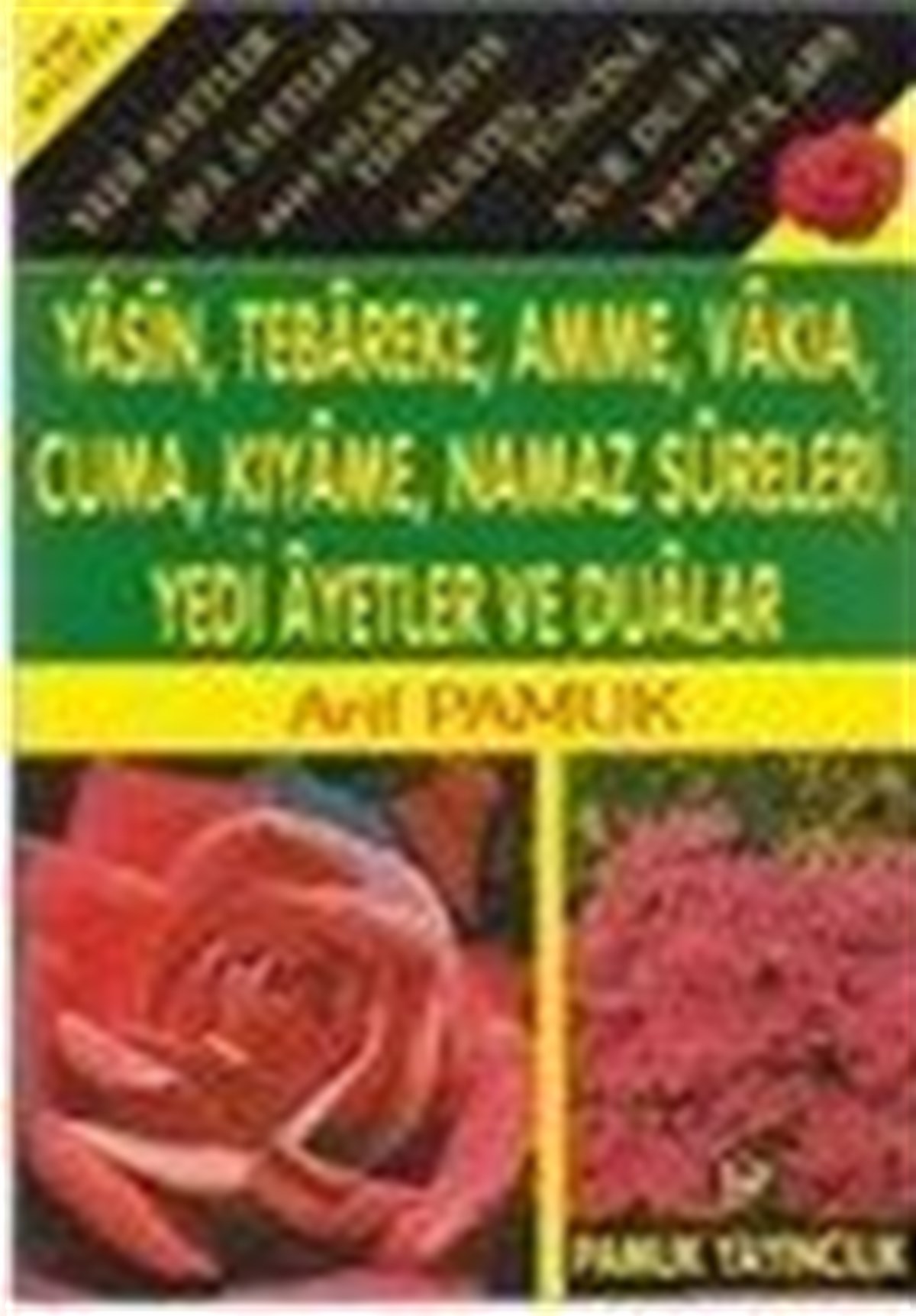 Yedi Ayetler Orta Boy Şamua Kağıt Arif Pamuk Yasin 071