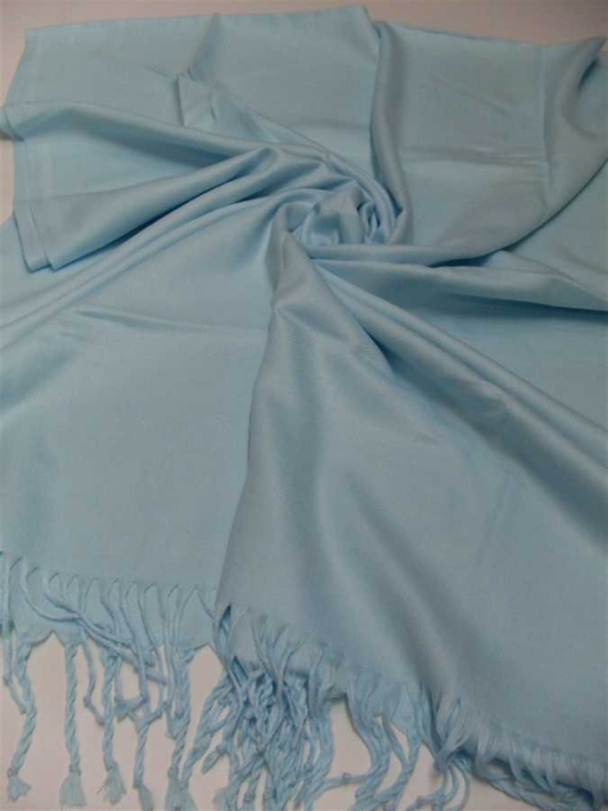 Yeşil Beyaz 4 Renk Puane Tesettür Şal