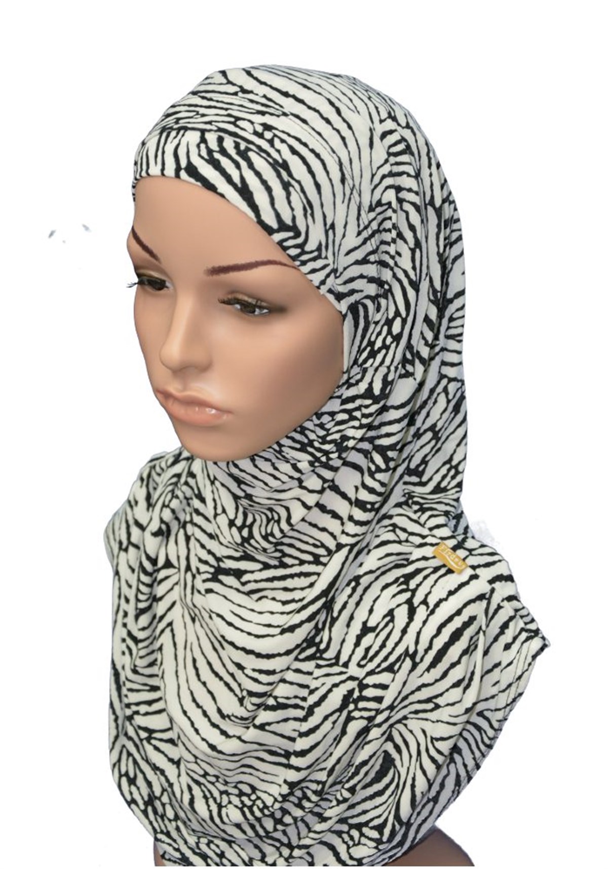 Zebra Desen Pratik Eşarp