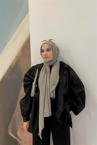 Archeynaa Bürümcük Şal Gri