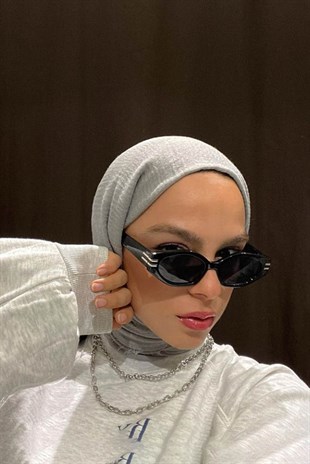 Beyza Karam Bürümcük Şal Gümüş Gri