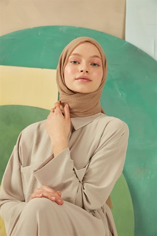 Bürümcük Şal Açık Kahve