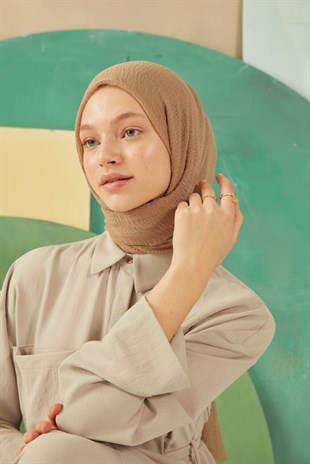 Bürümcük Şal Açık Kahve