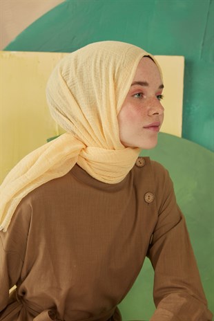Bürümcük Şal Soft Sarı