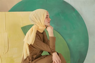 Bürümcük Şal Soft Sarı