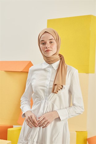 Penye Şal Açık Camel