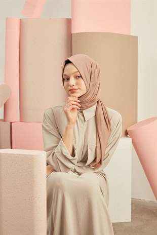 Penye Şal Açık Toz Pembe