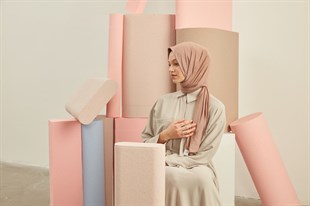 Penye Şal Açık Toz Pembe