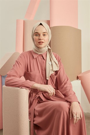 Penye Şal Açık Vizon