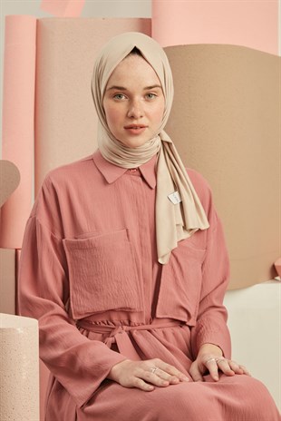 Penye Şal Açık Vizon