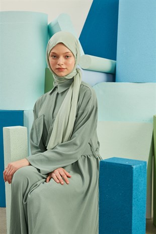 Penye Şal Çağla Yeşili