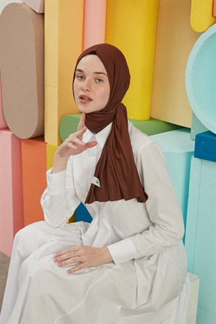 Penye Şal Çikolata Kahve