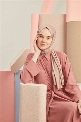 Daily Penye Şal Açık Gül Kurusu