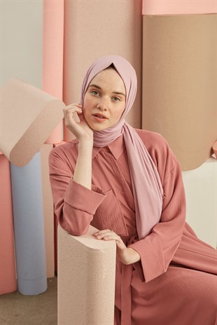Daily Penye Şal Açık Pembe