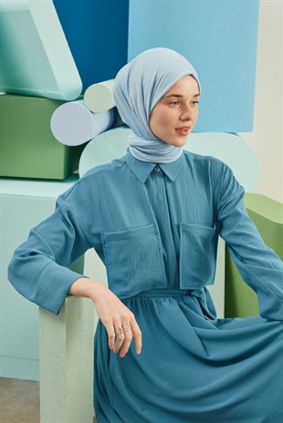 Daily Penye Şal Bebe Mavi