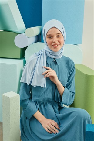 Daily Penye Şal Bebe Mavi