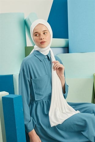 Daily Penye Şal Beyaz