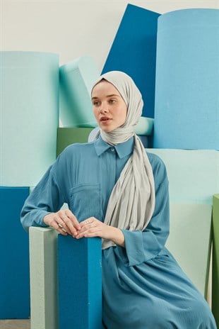 Daily Penye Şal Gümüş Gri