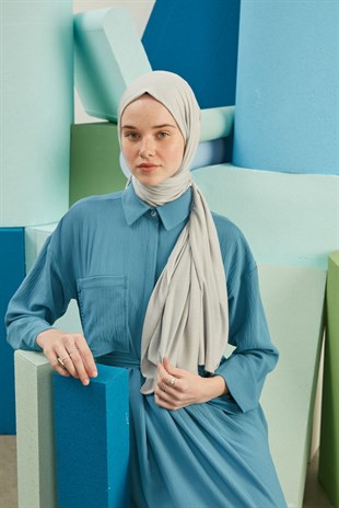 Daily Penye Şal Gümüş Gri