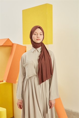 Daily Penye Şal Kahverengi