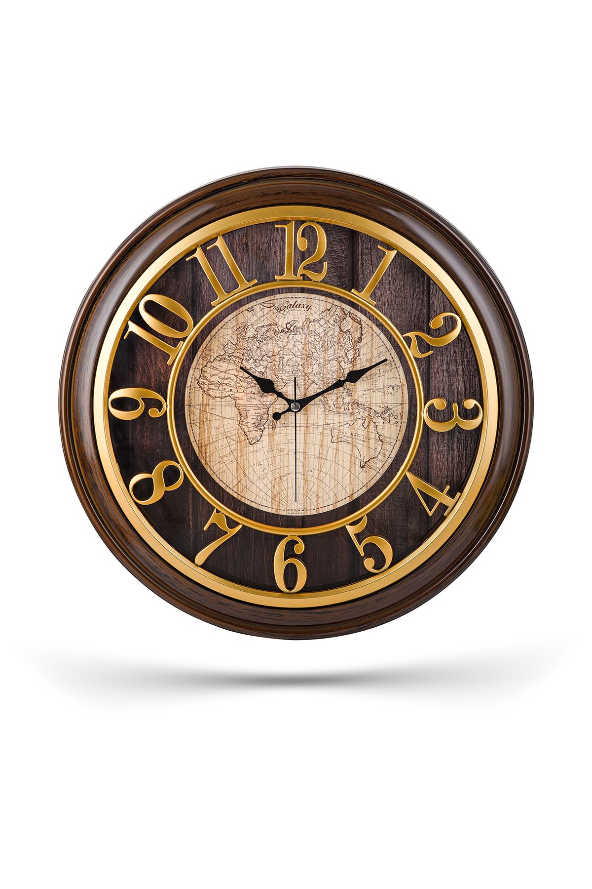 FINDIK KASA GOLD RAKAMLI DUVAR SAATİ 44.5 CM