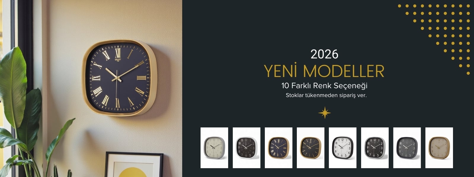 yeni duvar saatleri