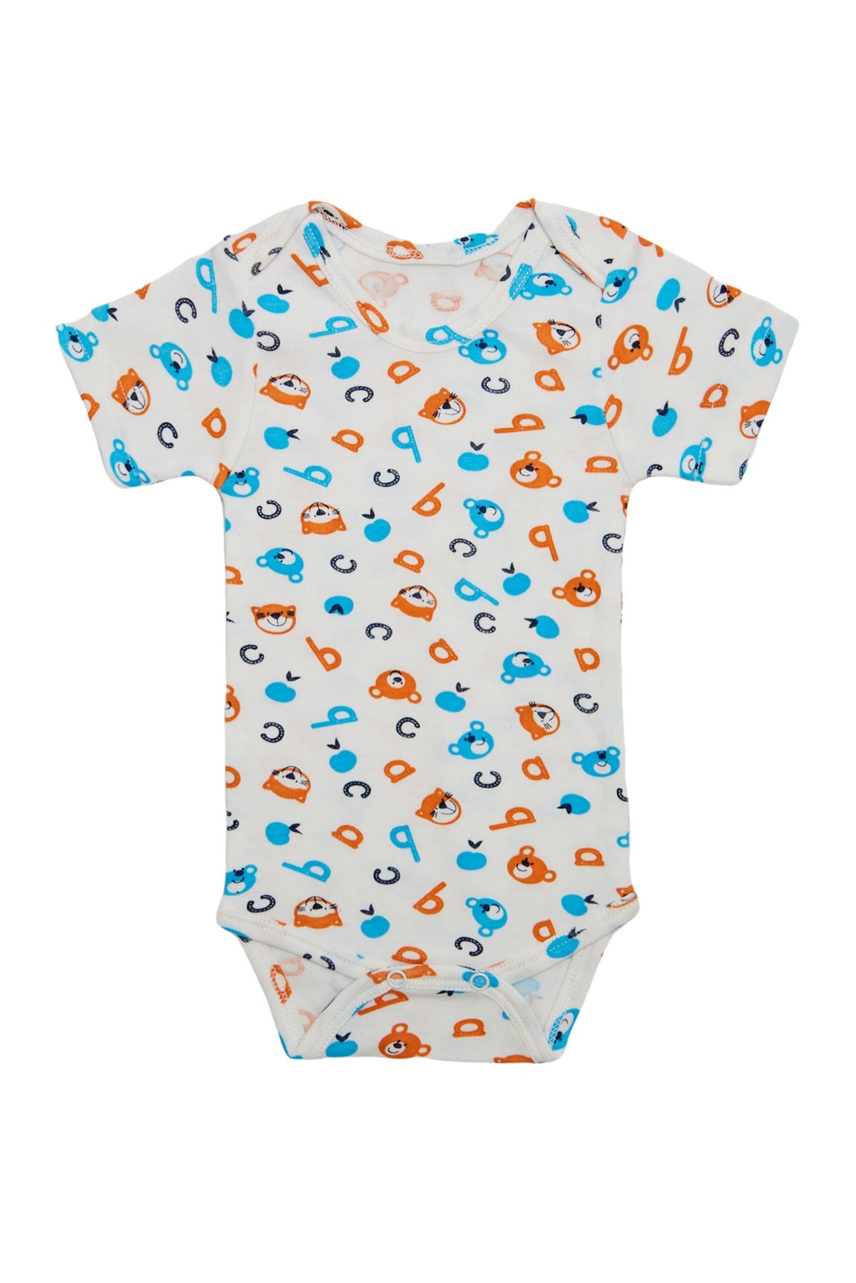 Bebek Unisex Kısa Kollu Abc Body
