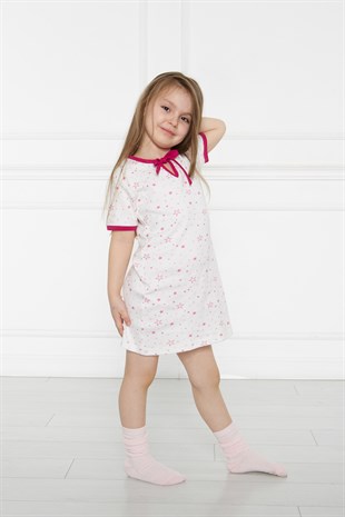 Gecelik - Yıldız Desenli