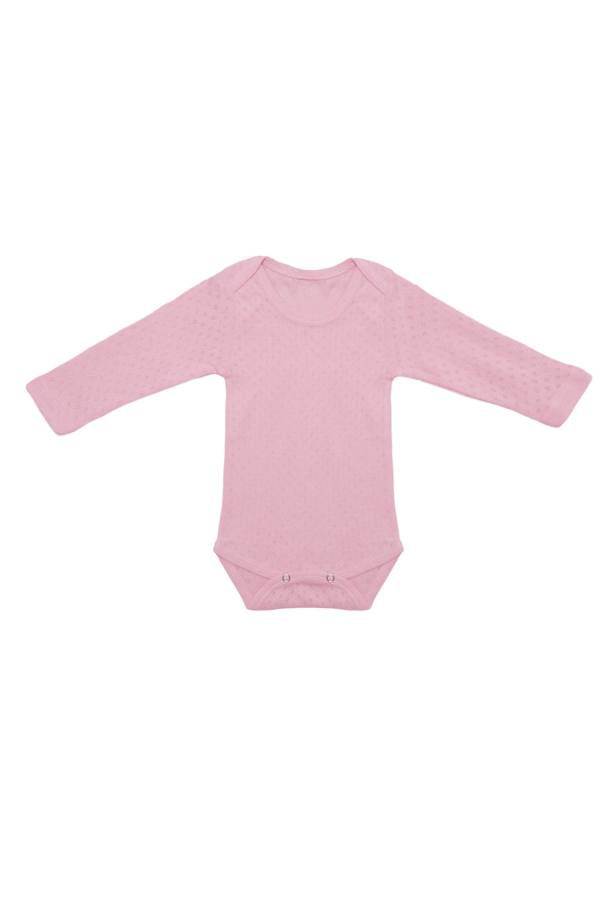 Bebek Unisex Uzun Kollu Pembe Body