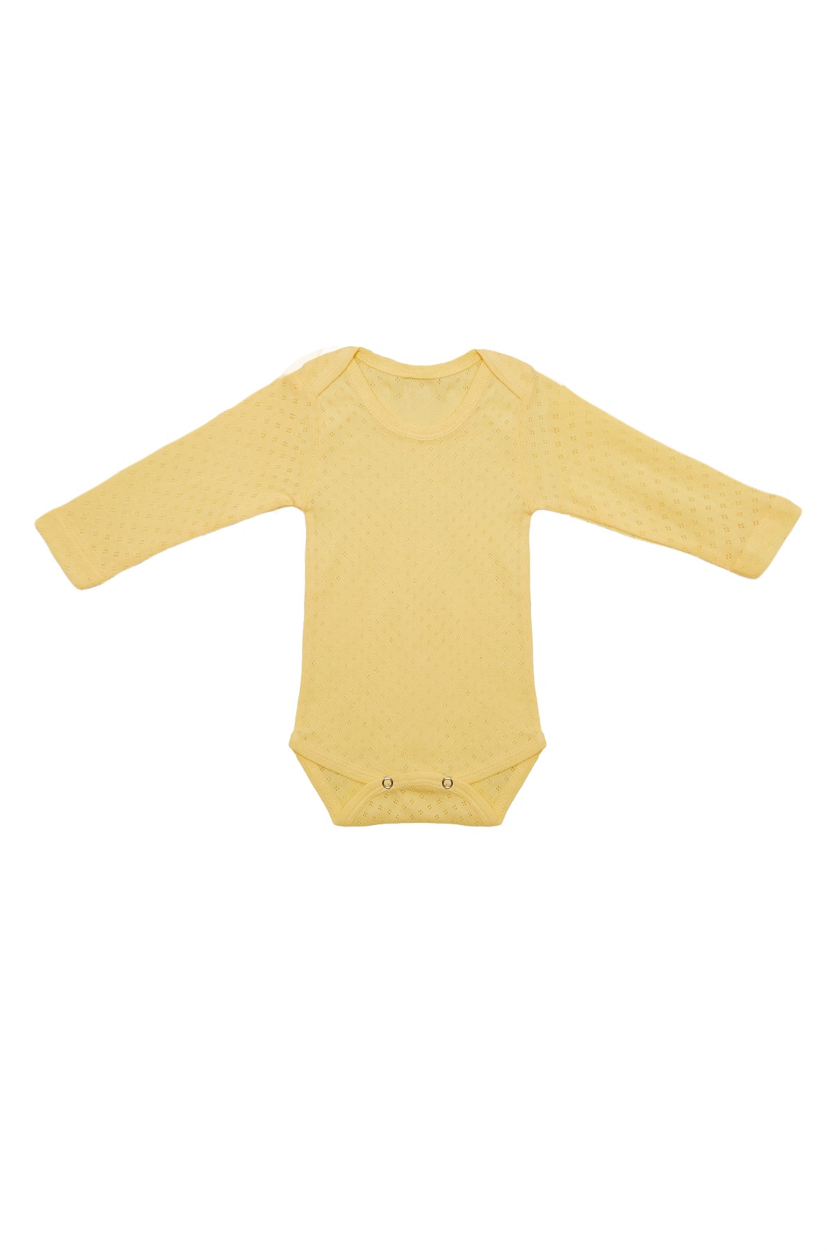 Bebek Unisex Uzun Kollu Sarı Body