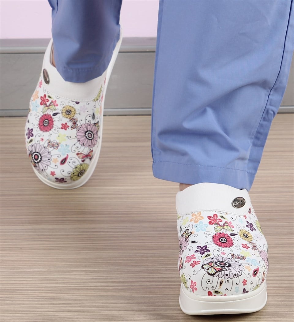 HİPOKRAT MEDİKALAirmax Sabo Terlik Çiçek Desenli