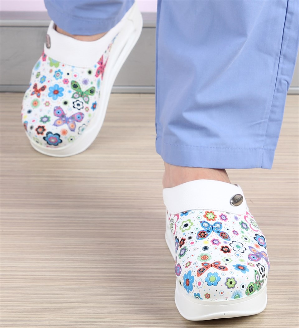 HİPOKRAT MEDİKALAirmax Sabo Terlik Kelebek Desenli