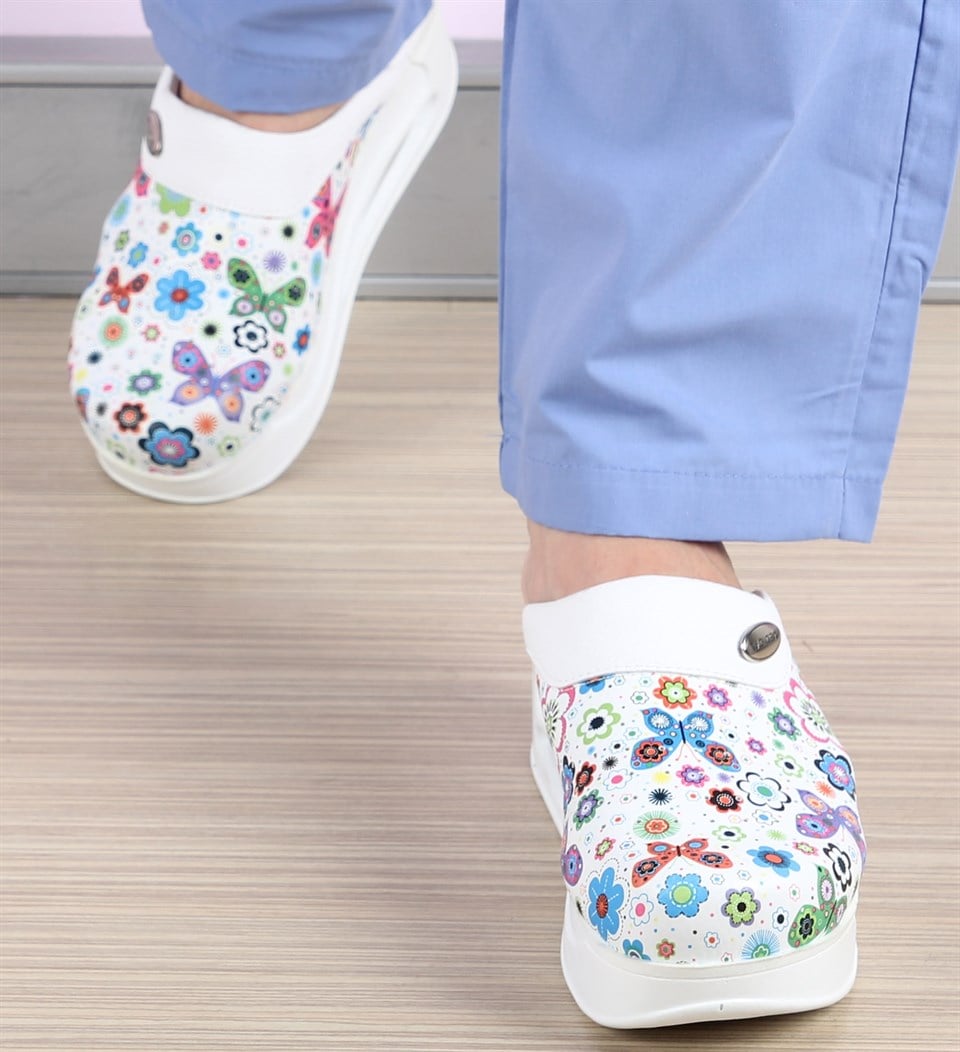 HİPOKRAT MEDİKALAirmax Sabo Terlik Kelebek Desenli