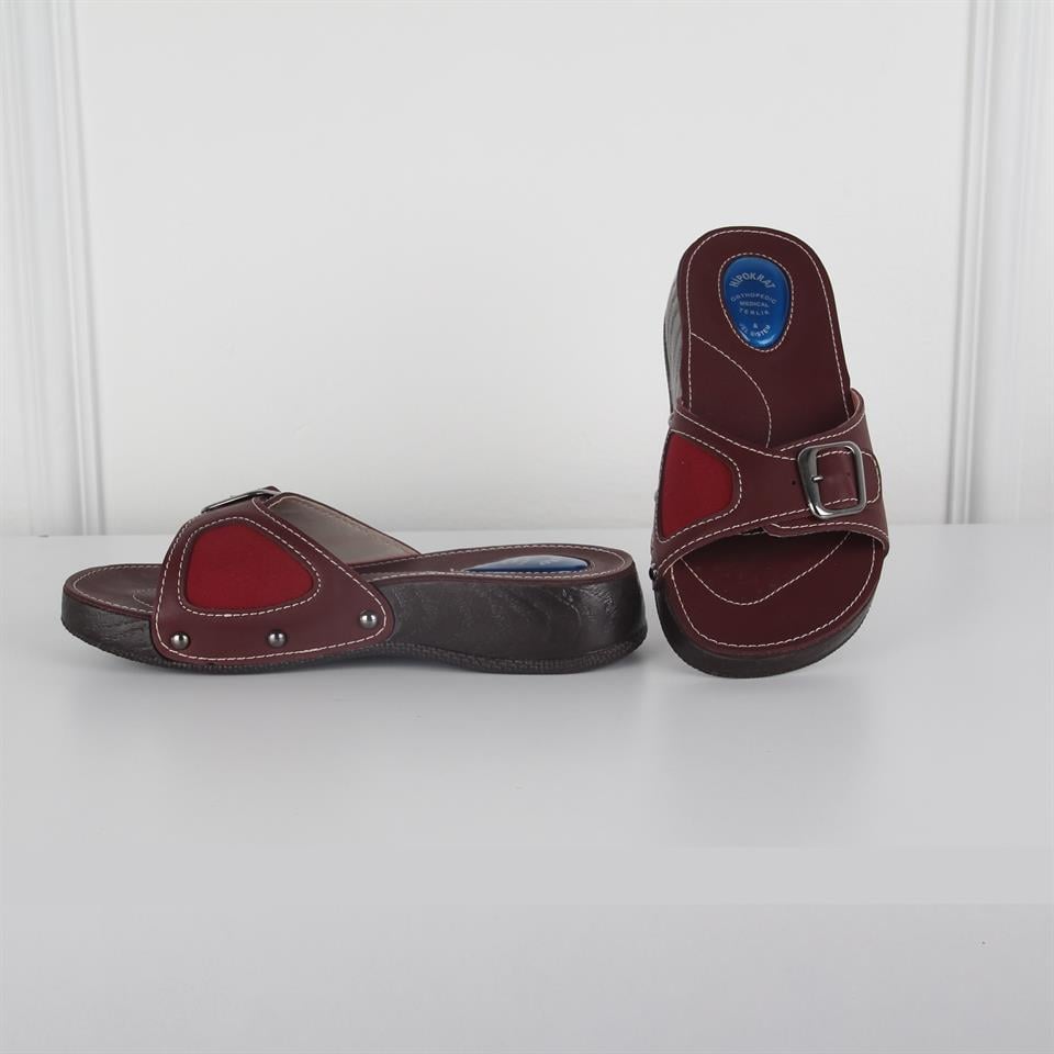 HİPOKRAT MEDİKAL OUTLETEpin Topuk Dikeni Halluks Valgus Terlik Bordo