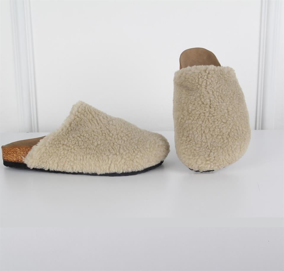 HİPOKRAT MEDİKAL OUTLETMantar Taban Tüylü Terlik Krem