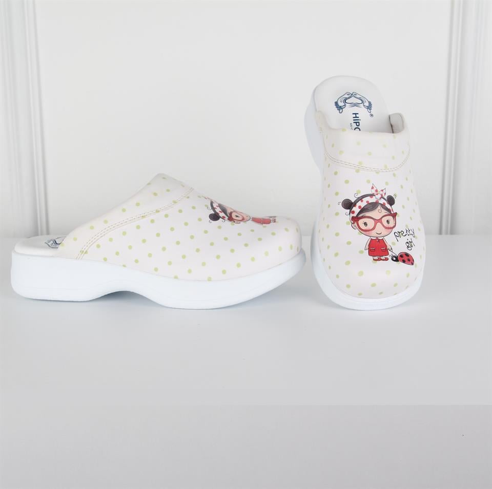 HİPOKRAT MEDİKAL OUTLETPretty Girl Desenli Sabo Terlik