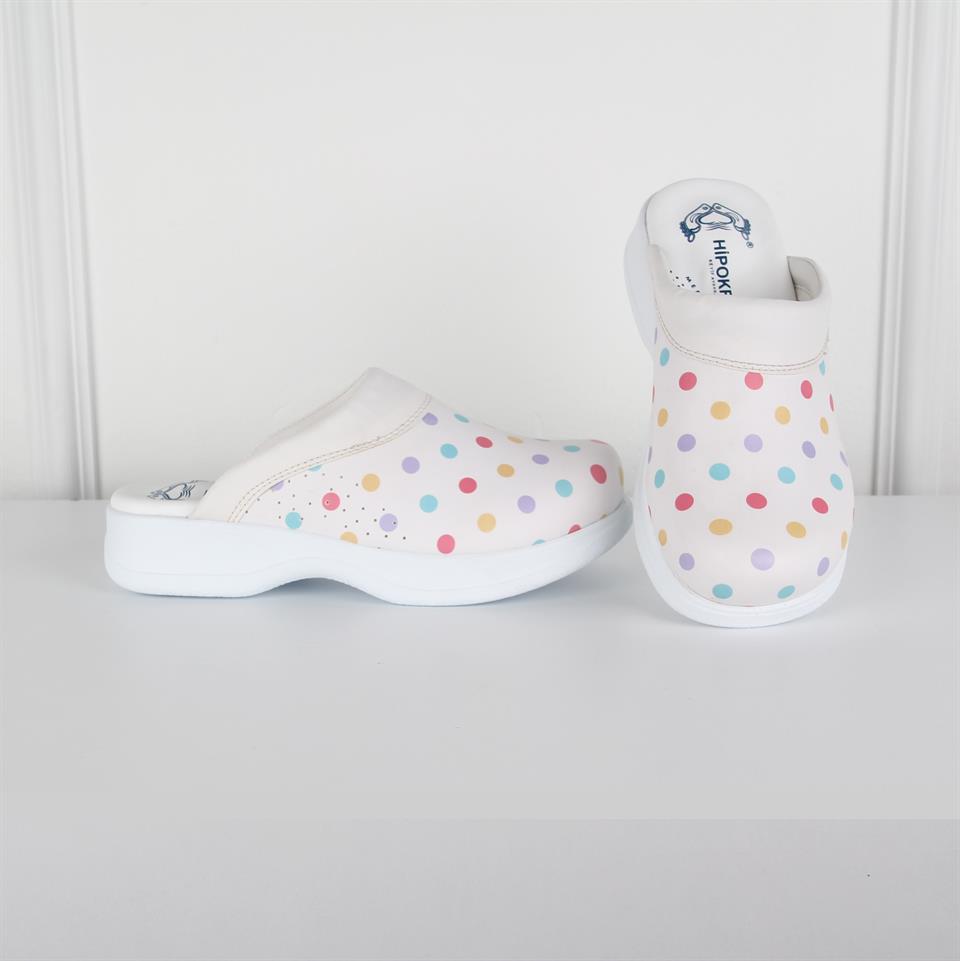 HİPOKRAT MEDİKAL OUTLETRenkli Benekli Sabo Terlik