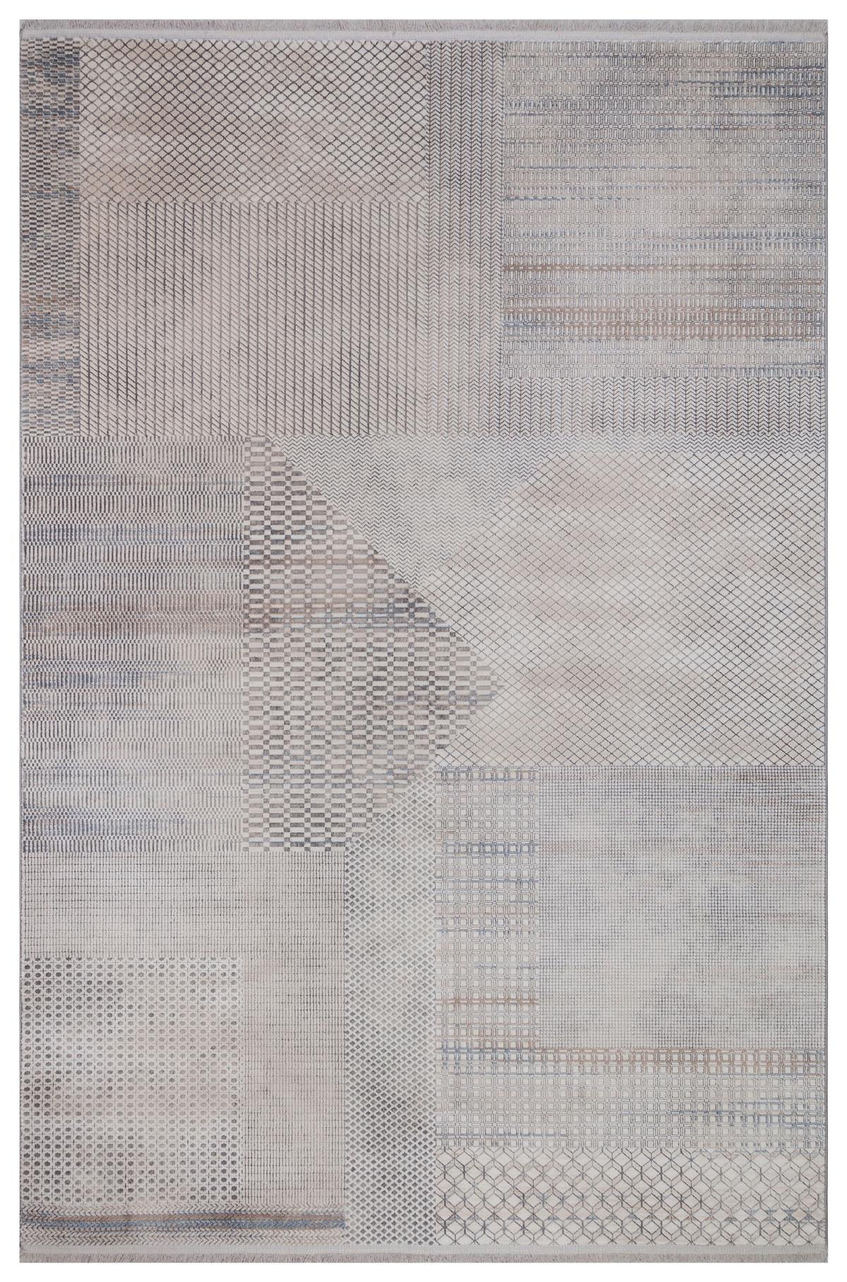 APEX HALI Serenity 7881 Gri Makine Halıları