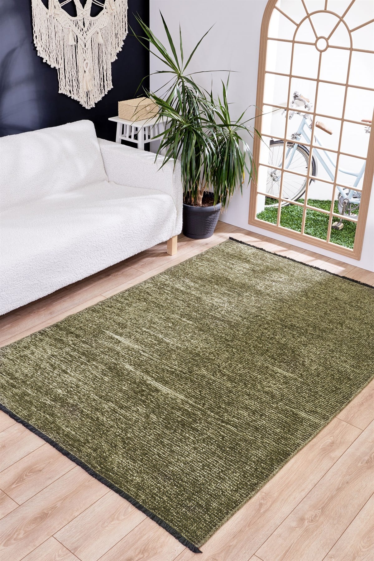 APEX HALI Zenıth 8904 Yeşil Dekoratif Halılar