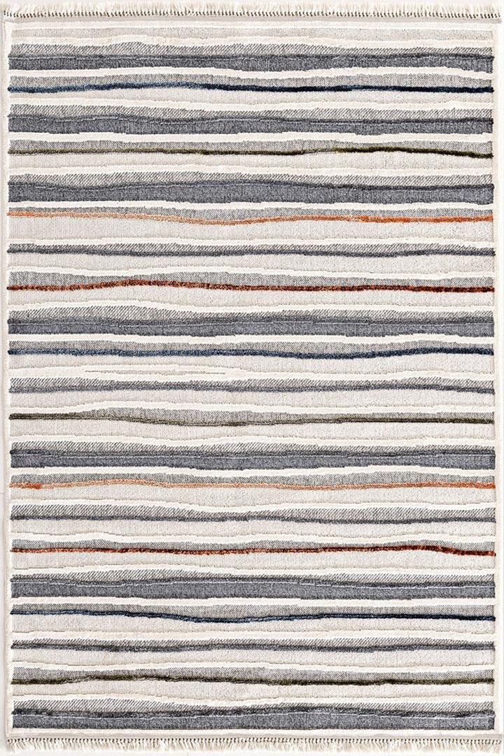 ÇAM HALI ALAÇATI 7803 MULTİ İskandinav Desenli Renkli Makine Halısı